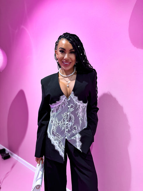 2in1 komplekts ar mežģīni "ICE SPIRIT 25229" - MELNS PRE-ORDER