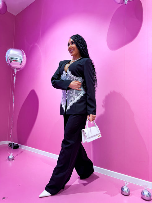 2in1 komplekts ar mežģīni "ICE SPIRIT 25229" - MELNS PRE-ORDER