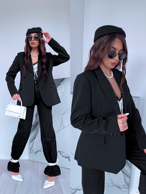 Švarkas "CITY COLLECTION 1022" - JUODA