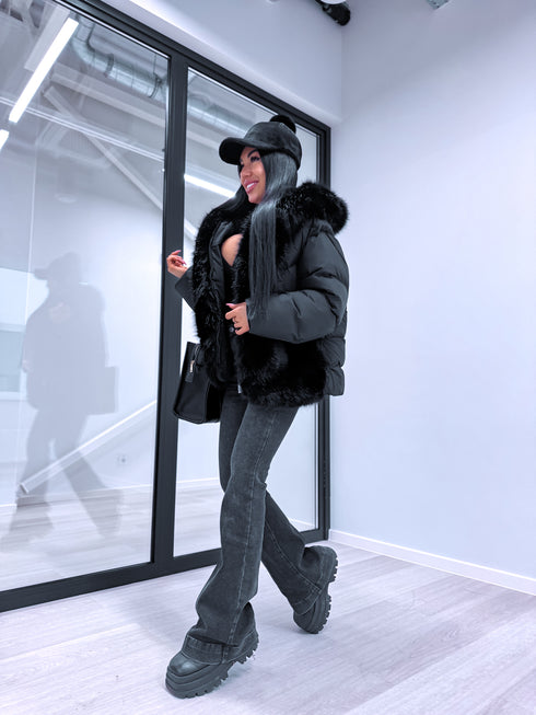 "FOREIGNER FC7639" куртка - ЧЁРНАЯ