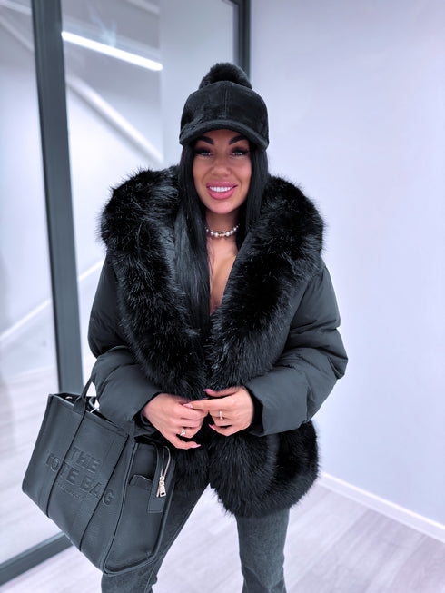 "FOREIGNER FC7639" куртка - ЧЁРНАЯ