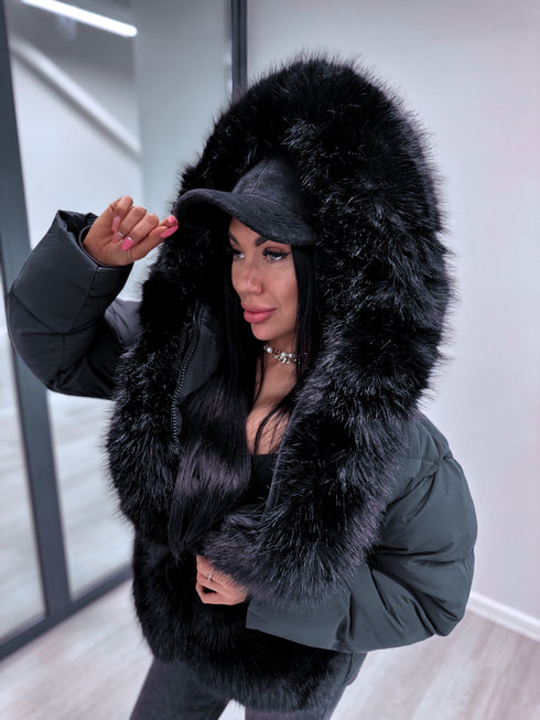 "FOREIGNER FC7639" куртка - ЧЁРНАЯ