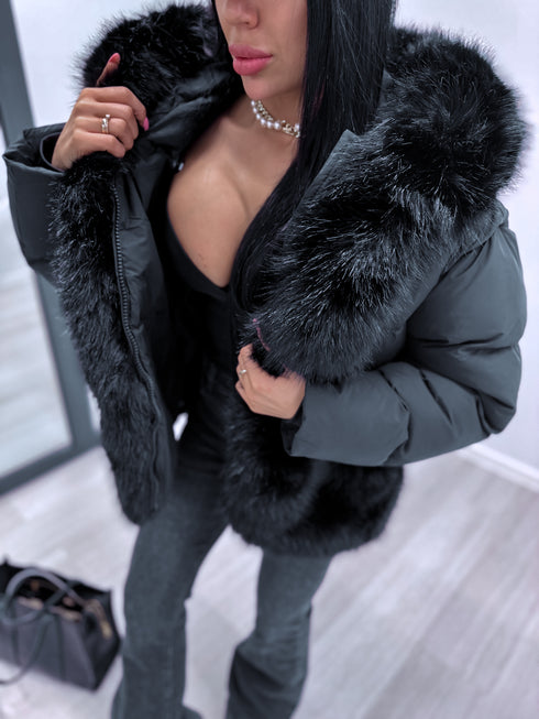 "FOREIGNER FC7639" куртка - ЧЁРНАЯ