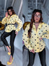 Medvilnės marškiniai "HONEY HEARTS" H13782 - GELTONA