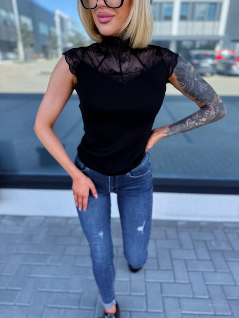 Skinny džinsa bikses "ELEVEN" T5397-6 - TUMŠI ZILAS