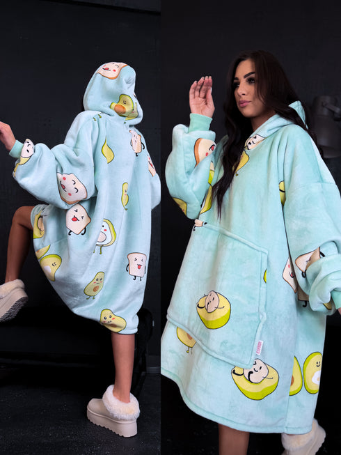 ELYNDI Lux blanket Sweater "AVOCADO"