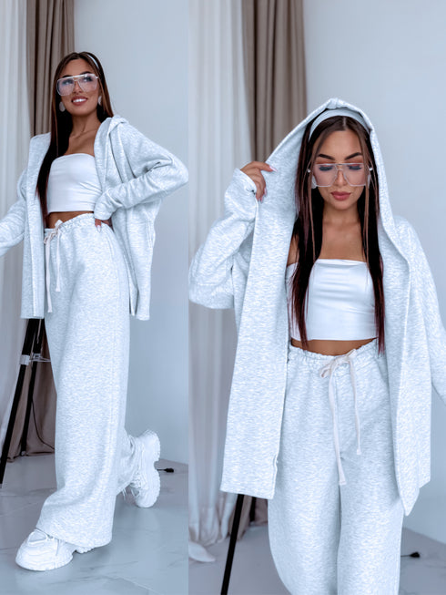 LUX komplekts ar siltinājumu "DEAL H5004" - pelēks