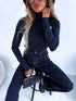 Classic turtleneck - NAVY BLUE