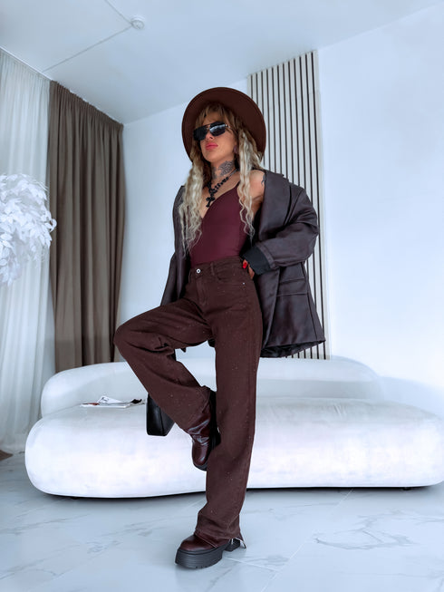 "MET GALA HM6765-2" джинсы - CHOCO