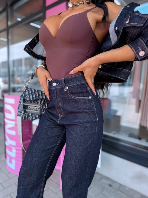 Extra long jeans "MARVEL" MG-650-3 - DARK BLUE