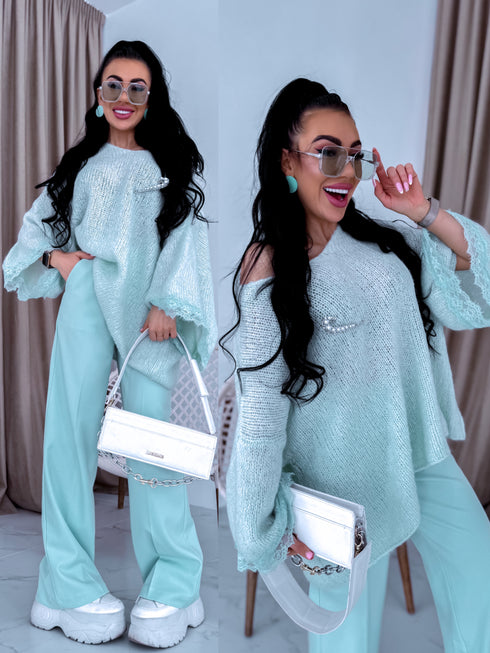 MOHĒRAS džemperis "FRANCE 41356" - mint