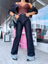 Extra long jeans "MARVEL" MG-650-3 - DARK BLUE