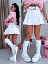 "City Flirt" Skort W49888 + Belt - White
