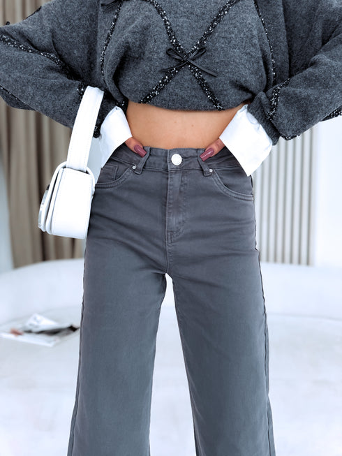 Džinsai "BLACK ICE DJ2497" - pilki