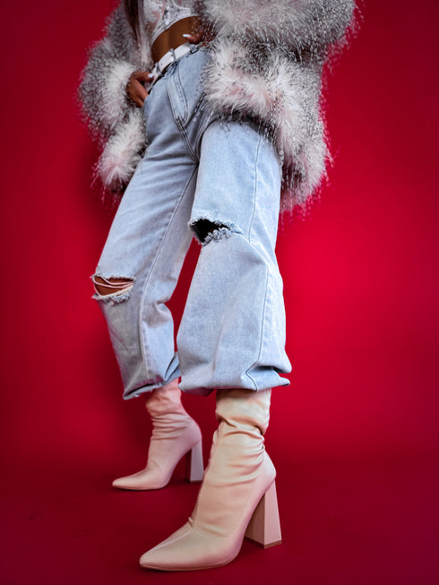 Сапоги "ELASTICITY MVP320" - СВЕТЛО-БЕЖЕВЫЕ