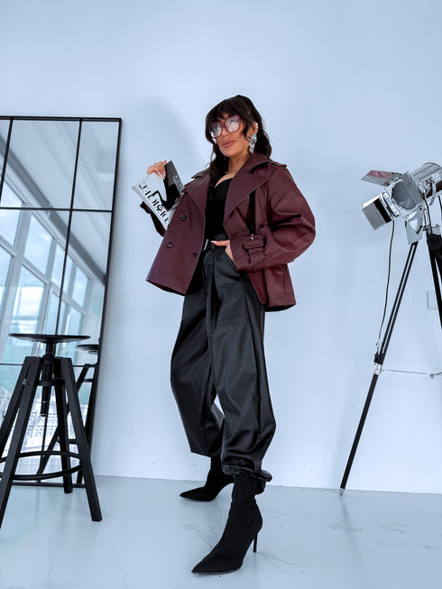 BORDO, faux leather jacket "RESCUE" OX9096-29