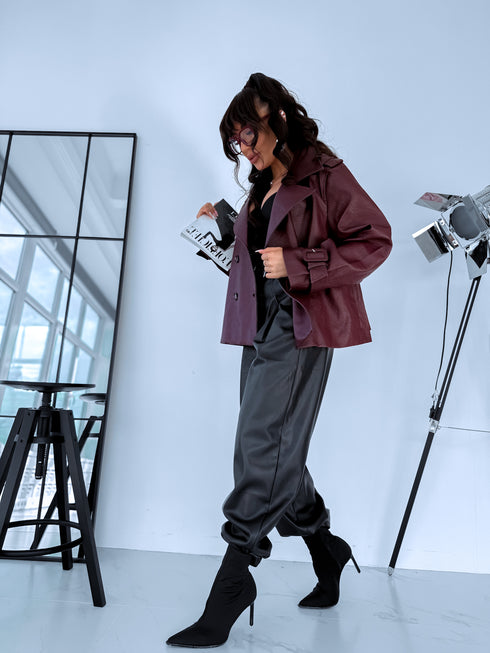 BORDO, faux leather jacket "RESCUE" OX9096-29