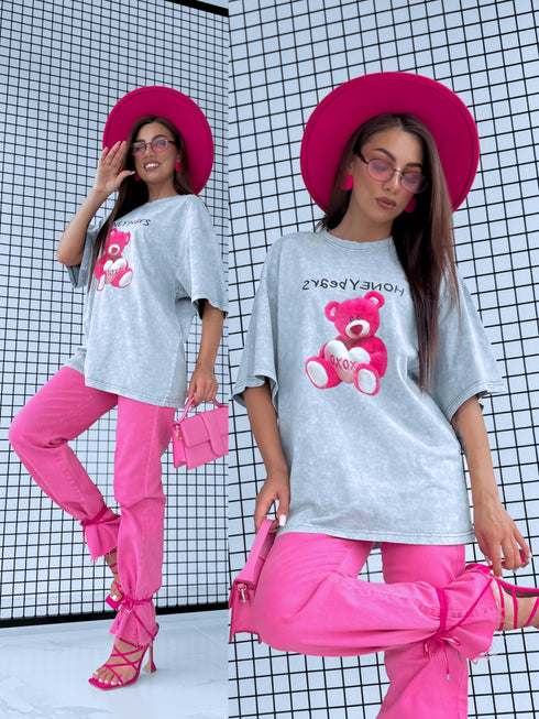 T-krekls "XOXO" - GAIŠI PELĒKS