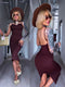Elastic Dress "FLEXI VD2079" - CHOCO