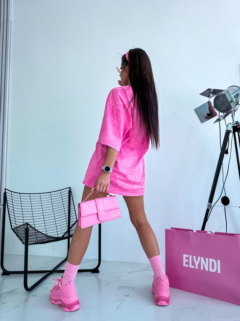 Футболка "THE BEST BEAR" - розовая