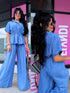 Set "NO APOLOGY" 0261 - GRAY-BLUE