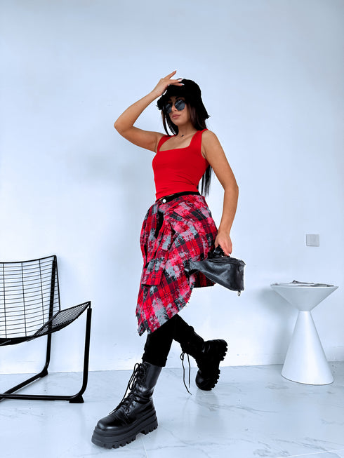 Crop tops "MAYBE VD85" - SARKANS