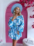 ROYAL RUFFLE shortsuit - blue