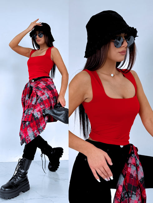 Crop tops "MAYBE VD85" - SARKANS