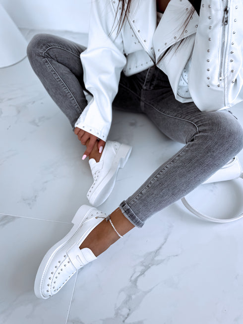 Mokasīni "POP ART T65" - balti