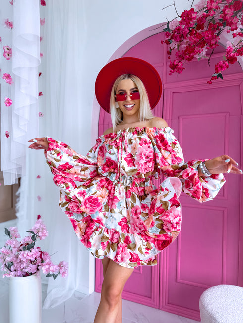 ROYAL RUFFLE shortsuit - pink