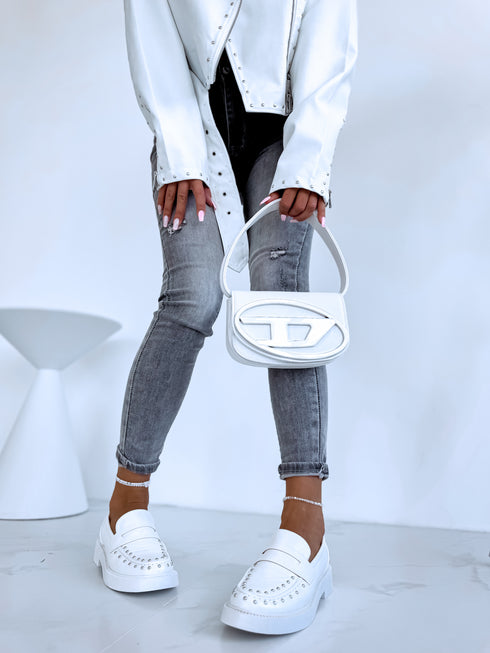 Mokasīni "POP ART T65" - balti