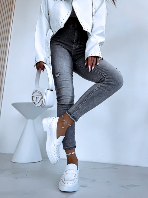 Mokasīni "POP ART T65" - balti