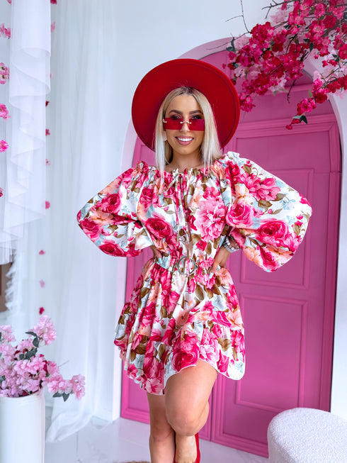 ROYAL RUFFLE shortsuit - pink