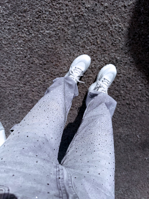 LUX jeans pants "MALLOW 8757" - light gray