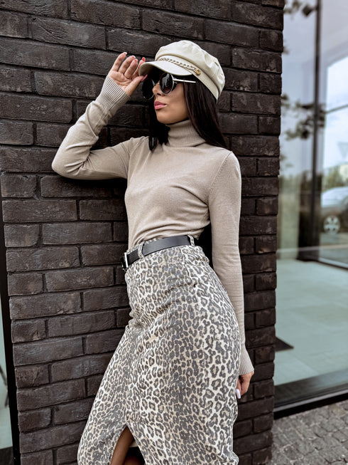 Classic turtleneck - CAPPUCCINO