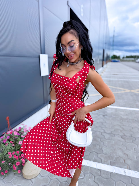 Kleita "DOTTED CHARM" 1363 - SARKANA