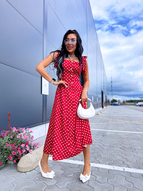 Kleita "DOTTED CHARM" 1363 - SARKANA