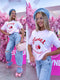 Adīts T-krekls "SWEET STRAWBERRY" 26078 - MAIGI ROZĀ