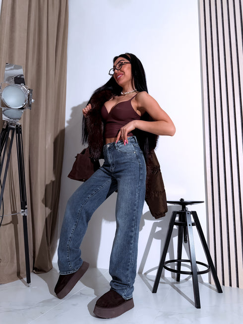 Džinsa bikses "EXPRESS T6272-2" - ZILAS