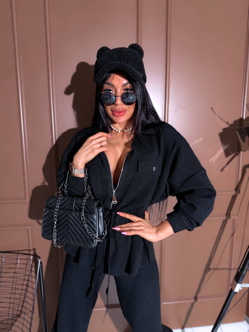 Komplekts "FLAGMAN MC4341" bikses + jaka - MELNS