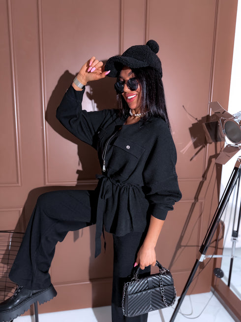 Komplekts "FLAGMAN MC4341" bikses + jaka - MELNS