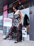 Kleita "MOONLIGHT VINTAGE 0859" + josta - BALTA AR MELNU