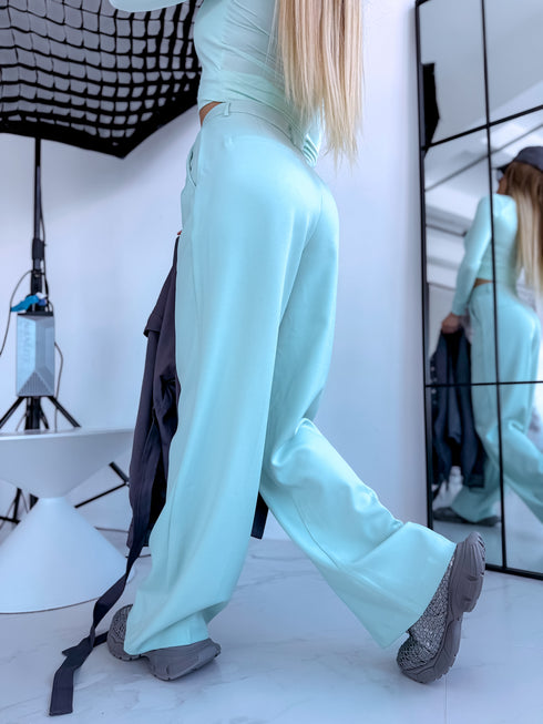 Classic, MINT fabric trousers "SEASON HIT" VS02