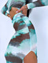 Mesh MARBLE set top + skirt - MINT