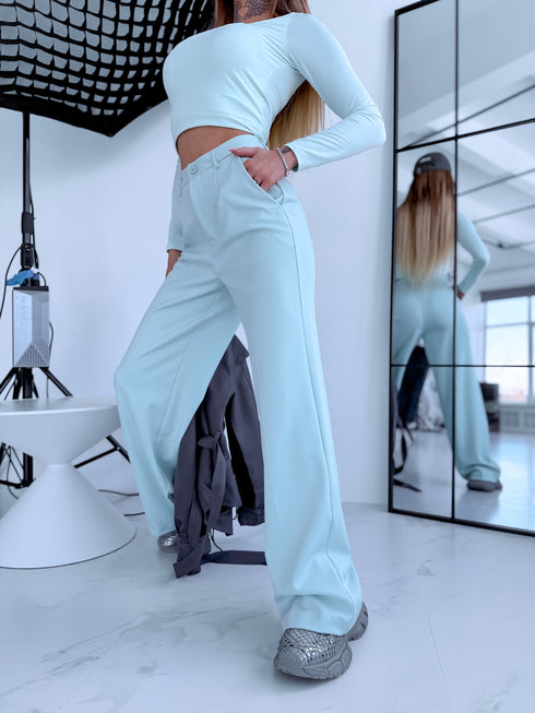 Classic, MINT fabric trousers "SEASON HIT" VS02