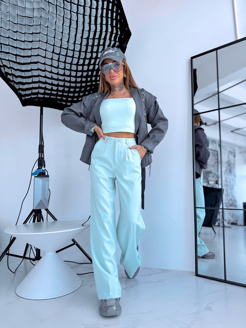 Classic, MINT fabric trousers "SEASON HIT" VS02