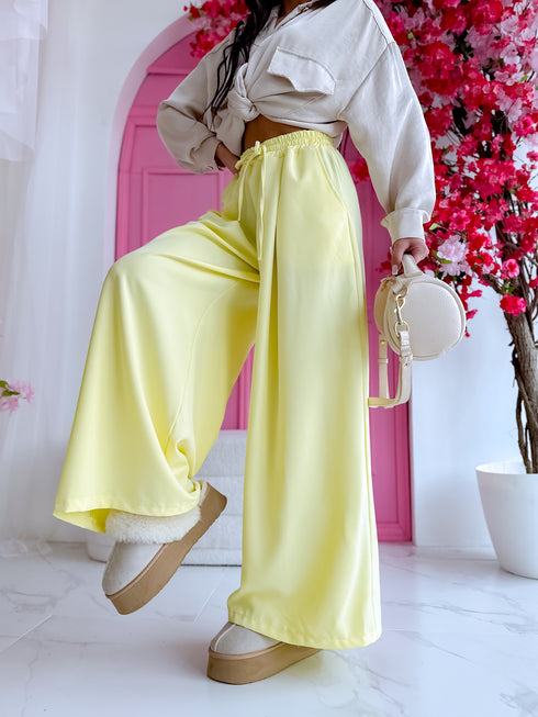 Pants "Excuse Me V58" - yellow