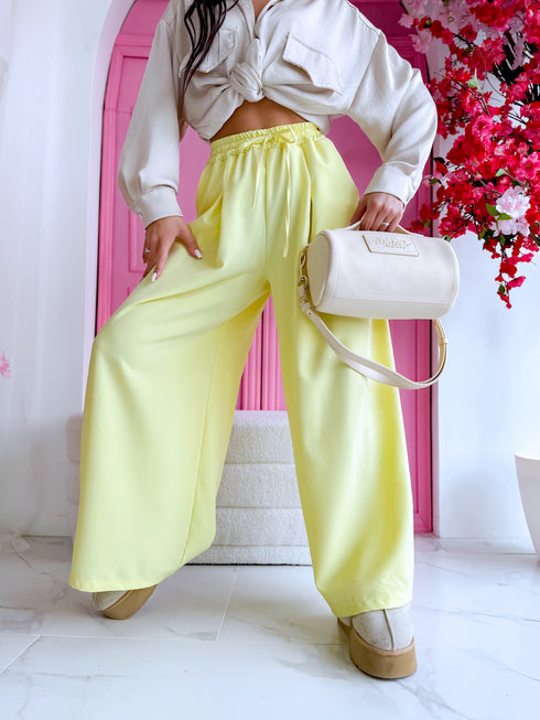 Pants "Excuse Me V58" - yellow