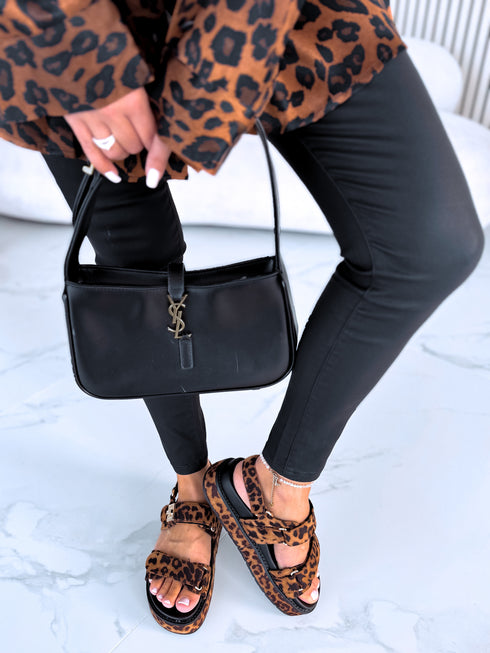 Women's sandals 100-423 - leopard