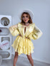 Extended blouse "Tender R13085" - YELLOW